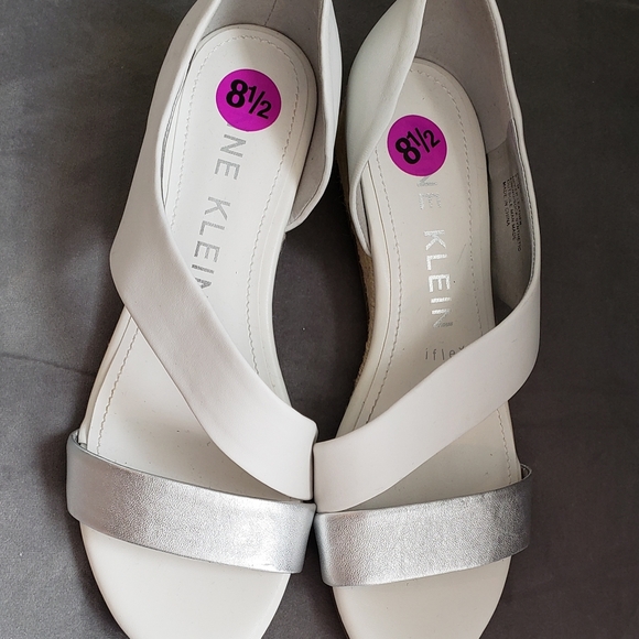 anne klein white shoes